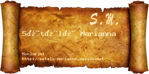 Sétáló Marianna névjegykártya
